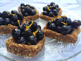 No-Bake, Gluten-Free, Raw Blueberry Citrus Tartlets