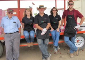 Joe, Alyssa, Edgar, Martha, and William Terry on Jam Berry Day 2010